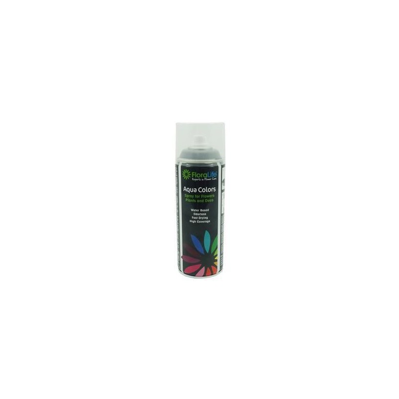 Spray Peinture pour Fleurs - Aqua Colors - Oasis Floralife - Gris 400ml