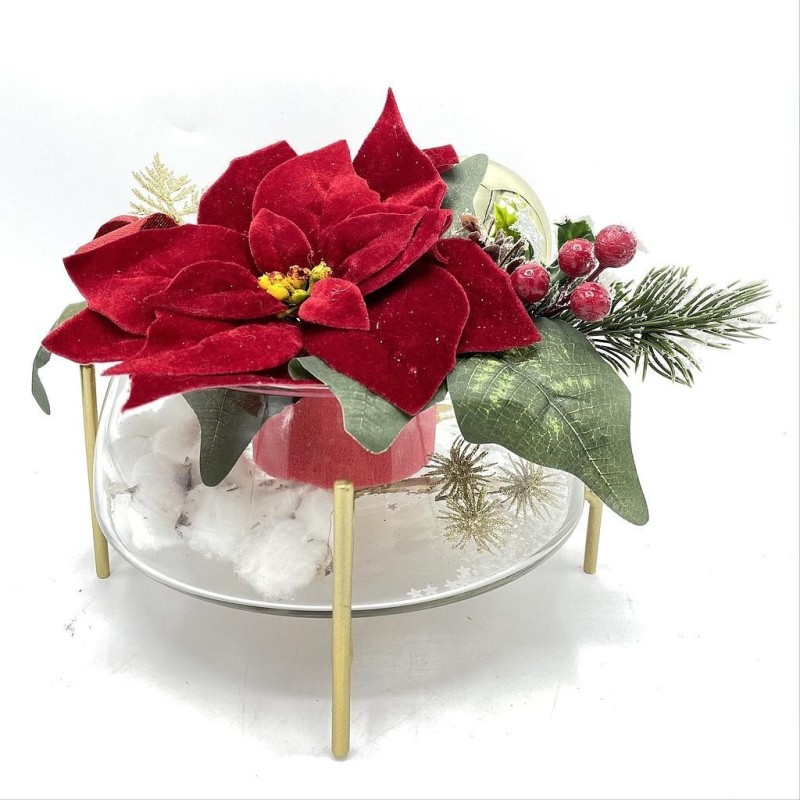 Grossiste fleuristes | Compo florale artificielle Noël| Qualité prix Grossiste fleuristes | Compo florale artificielle Noël| Qualité prix