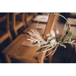 Anneaux en métal Or ø20 et 28cm- Set 2 pièces