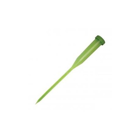 Pipette sur Pic Plastique Vert x100pièces 18cm