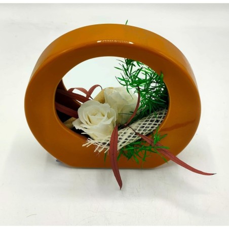 Composition florale décorative rose éternelle Aline Composition florale décorative rose éternelle Aline