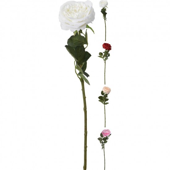 Roses anciennes artificielles - 63 cm