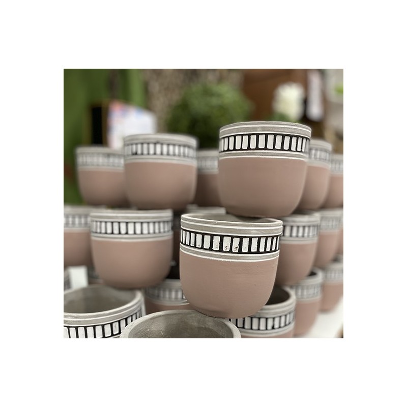 Cache pot en ciment |Rose| Grossiste fleuriste Cache pot en ciment |Rose| Grossiste fleuriste