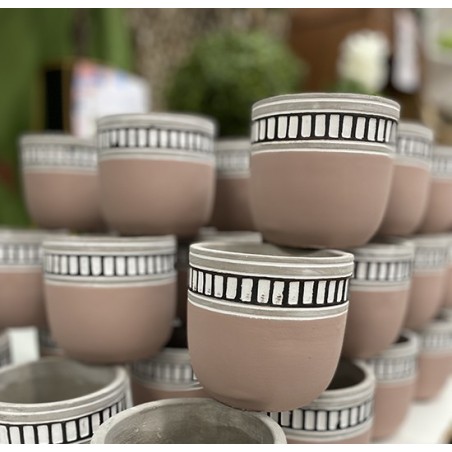 Cache pot en ciment |Rose| Grossiste fleuriste Cache pot en ciment |Rose| Grossiste fleuriste