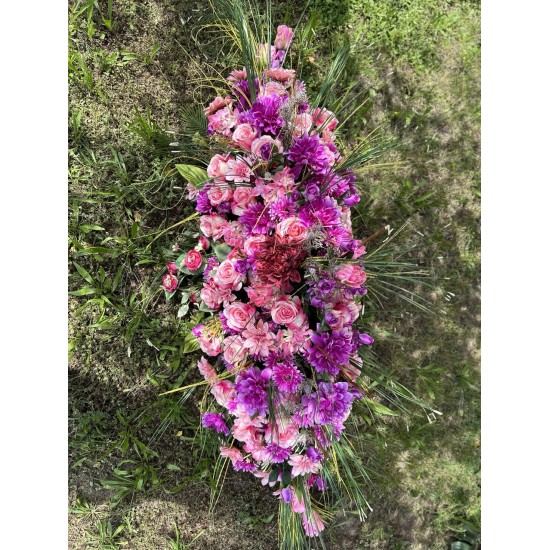 Grande composition florale funéraire - 200 cm