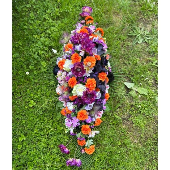 Composition florale funéraire - 130 cm