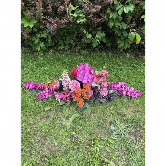 Composition florale funéraire - 157 cm