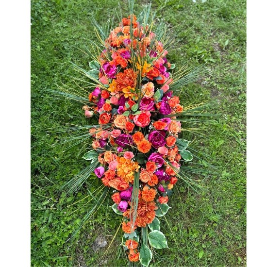 Composition florale funéraire - 170 cm
