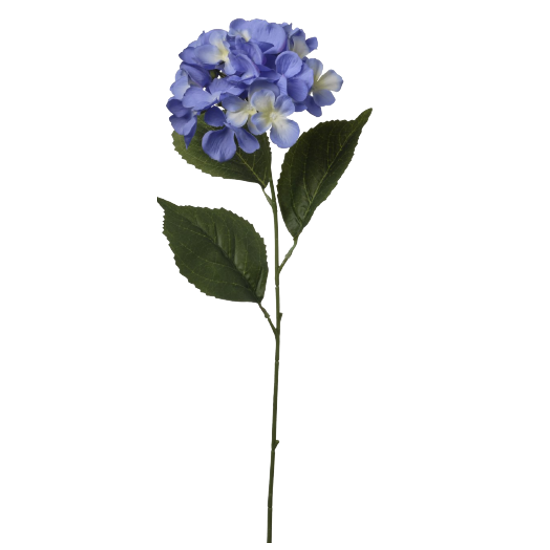 Hortensia artificiel bleu 65cm