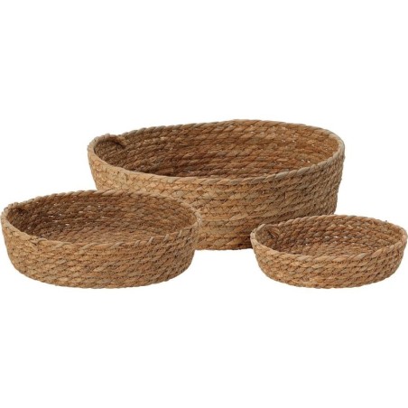 VANNERIE COUPE  SET DE 3