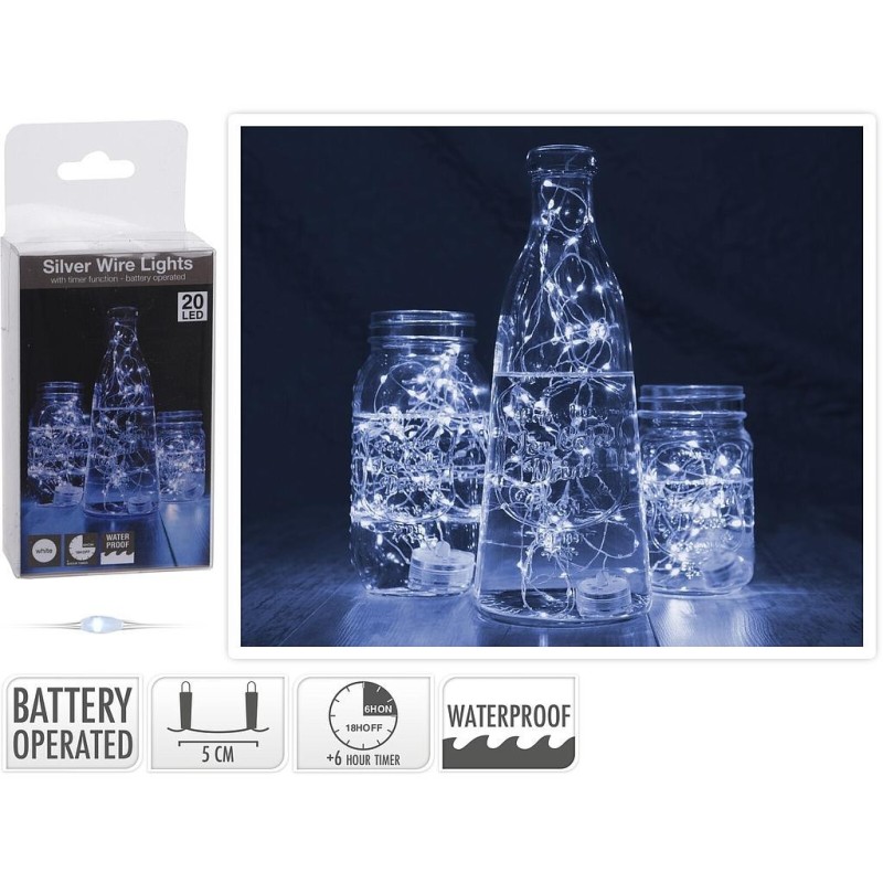 Guirlande Lumineuse waterproof Argent ++