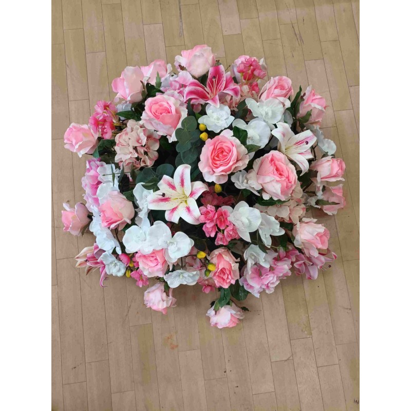 Coussin rond artificiel | Grossiste fleuriste | Fait main en France Coussin rond artificiel | Grossiste fleuriste | Fait main en France