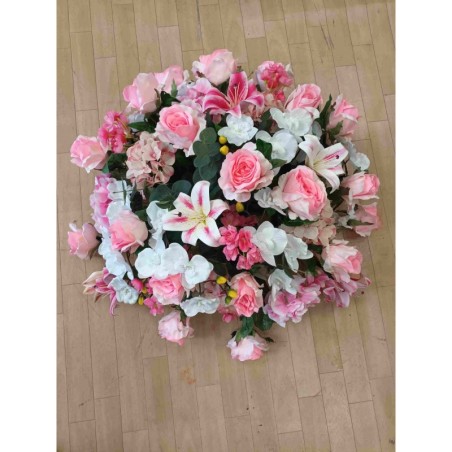 Coussin rond artificiel | Grossiste fleuriste | Fait main en France Coussin rond artificiel | Grossiste fleuriste | Fait main en France