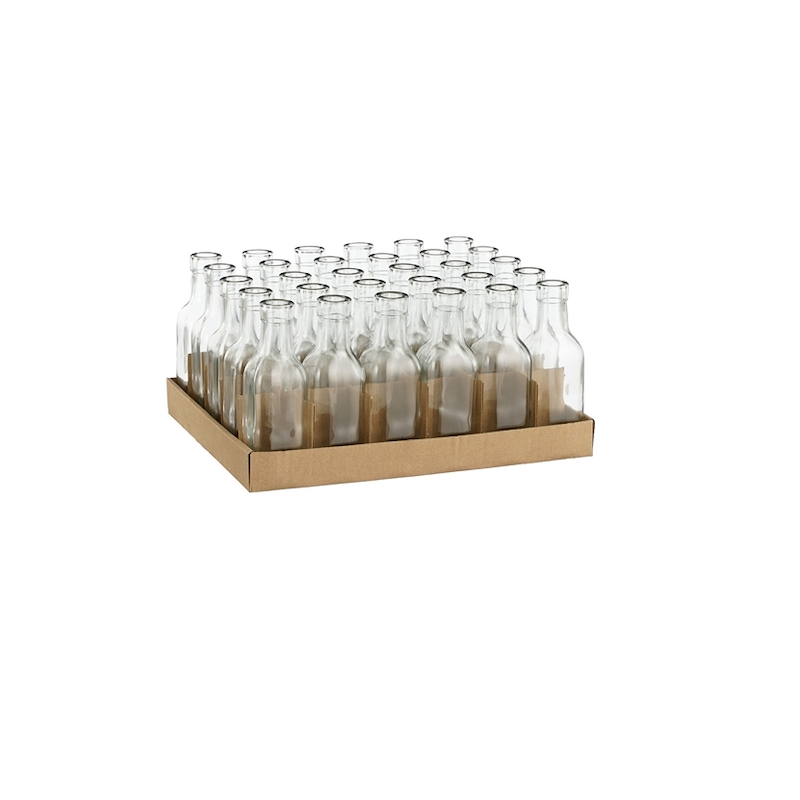 Bouteille en Verre ø5cm H 16cm + Bouteille en Verre ø5cm H 16cm +