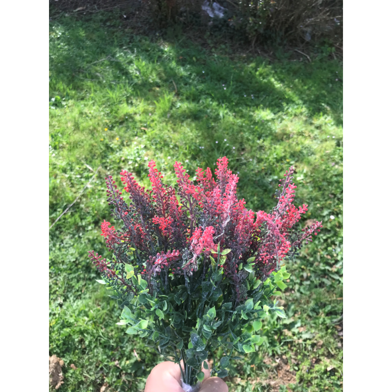 Bruyère Artificielle Rouge | Fleurs Artificielles | Pas cher Bruyère Artificielle Rouge | Fleurs Artificielles | Pas cher