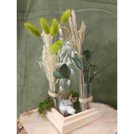Fleurs séchées sur socle bois | Grossiste fleuristes | Qualité prix Fleurs séchées sur socle bois | Grossiste fleuristes | Qualité prix
