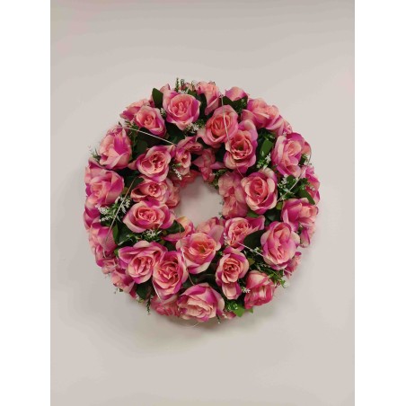 Couronne funéraire Rome | Fleurs Artificielles | Fait main en France Couronne funéraire Rome | Fleurs Artificielles | Fait main en France