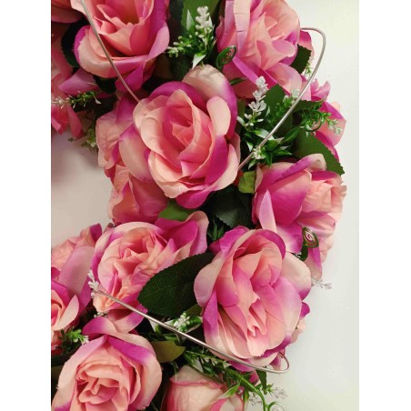 Couronne funéraire Rome | Fleurs Artificielles | Fait main en France Couronne funéraire Rome | Fleurs Artificielles | Fait main en France