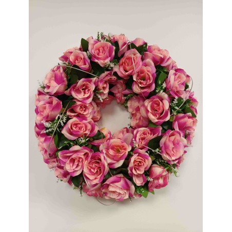Couronne funéraire Rome | Fleurs Artificielles | Fait main en France Couronne funéraire Rome | Fleurs Artificielles | Fait main en France