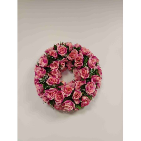 Couronne funéraire Rome | Fleurs Artificielles | Fait main en France Couronne funéraire Rome | Fleurs Artificielles | Fait main en France