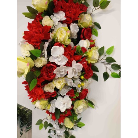 Composition florale gerbe | Grossiste fleuriste | Fait main en France
