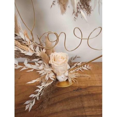 Coeur à poser de Fleurs Séchées | Grossiste fleuristes | Qualité prix Coeur à poser de Fleurs Séchées | Grossiste fleuristes | Qualité prix