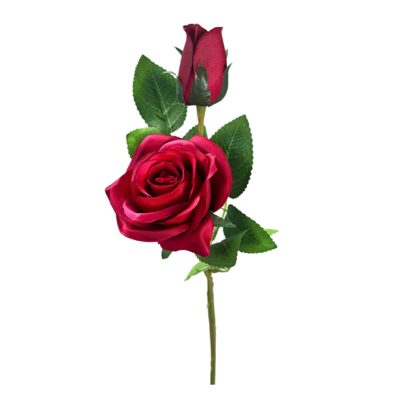 Rose artificielle avec bouton | Grossiste Fleuriste | Qualité Prix
