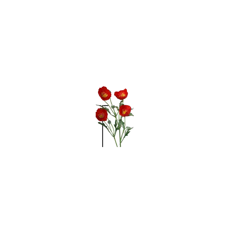 Coquelicot artificiel | Fleurs artificielles | Grossiste Fleuristes