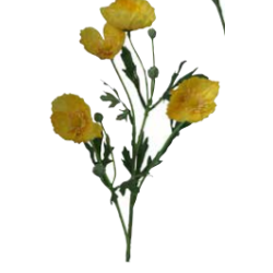 Coquelicot artificiel | Fleurs artificielles | Grossiste Fleuristes