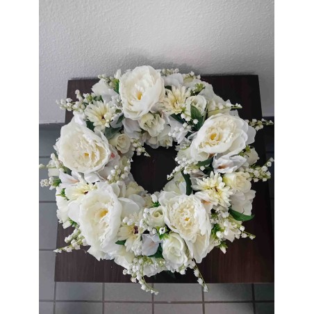Couronne funéraire | Grossiste fleuriste | Fait main en France Couronne funéraire | Grossiste fleuriste | Fait main en France