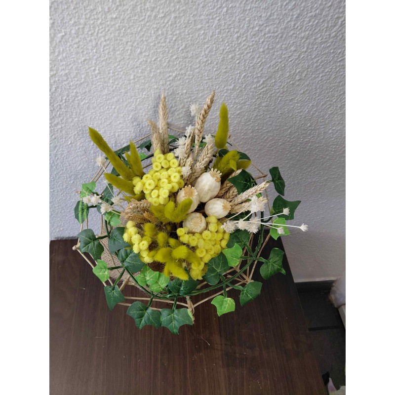 Bouquet Rond Fleurs Séchées | Grossiste fleuristes | Qualité prix Bouquet Rond Fleurs Séchées | Grossiste fleuristes | Qualité prix
