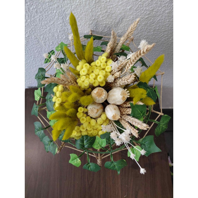 Bouquet Rond Fleurs Séchées | Grossiste fleuristes | Qualité prix Bouquet Rond Fleurs Séchées | Grossiste fleuristes | Qualité prix