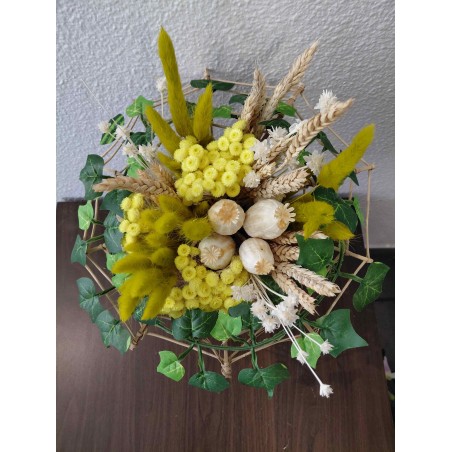 Bouquet Rond Fleurs Séchées | Grossiste fleuristes | Qualité prix Bouquet Rond Fleurs Séchées | Grossiste fleuristes | Qualité prix