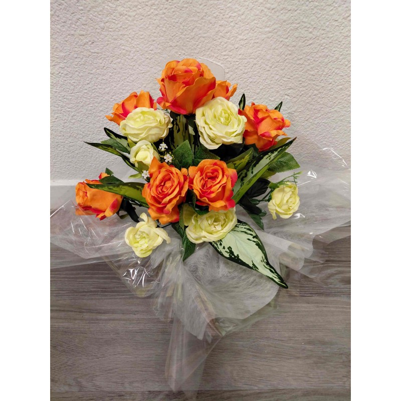 Bouquet Rond Funéraire | Grossiste Pompes Funèbres | Artisanat Bouquet Rond Funéraire | Grossiste Pompes Funèbres | Artisanat