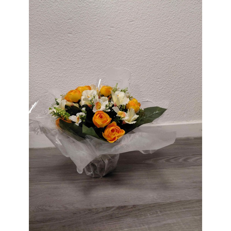 Bouquet Rond Deuil | Grossiste Pompes Funèbres | Artisanat