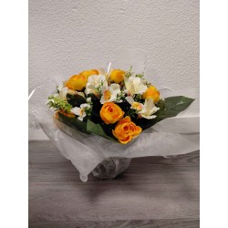Bouquet Rond Deuil | Grossiste Pompes Funèbres | Artisanat