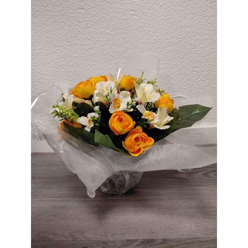 Bouquet Rond Deuil | Grossiste Pompes Funèbres | Artisanat