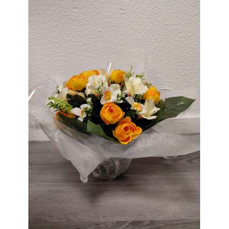 Bouquet Rond Deuil | Grossiste Pompes Funèbres | Artisanat