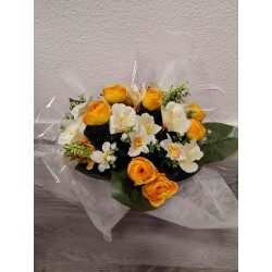 Bouquet Rond Deuil | Grossiste Pompes Funèbres | Artisanat