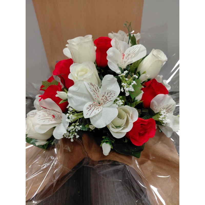 Bouquet Rond Artificiel | Grossiste Pompes Funèbres | Artisanat