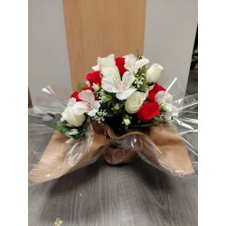 Bouquet Rond Artificiel | Grossiste Pompes Funèbres | Artisanat