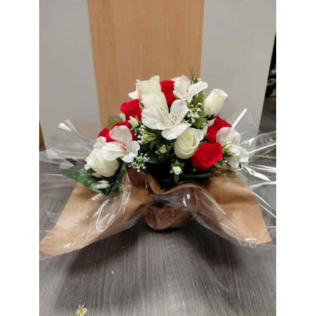 Bouquet Rond Artificiel | Grossiste Pompes Funèbres | Artisanat
