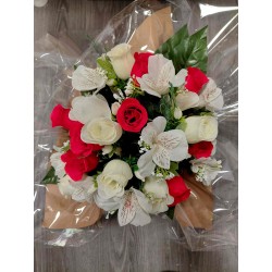 Bouquet Rond Artificiel | Grossiste Pompes Funèbres | Artisanat