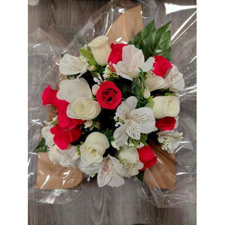 Bouquet Rond Artificiel | Grossiste Pompes Funèbres | Artisanat