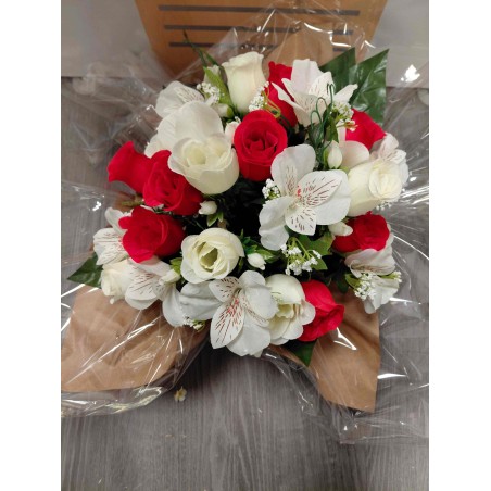 Bouquet Rond Artificiel | Grossiste Pompes Funèbres | Artisanat