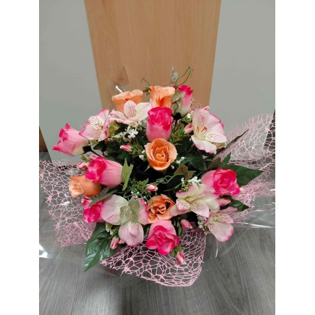 Bouquet Rond Artificiel | Grossiste Pompes Funèbres | Artisanat