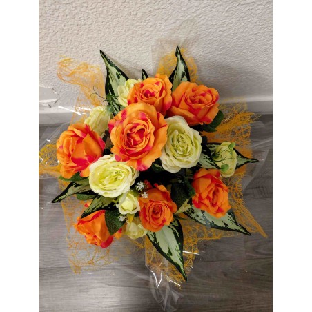 Bouquet Rond Funéraire | Grossiste Pompes Funèbres | Artisanat Bouquet Rond Funéraire | Grossiste Pompes Funèbres | Artisanat