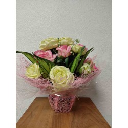 Bouquet Rond Funéraire | Grossiste Pompes Funèbres | Artisanat