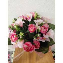 Bouquet Rond Deuil | Grossiste Pompes Funèbres | Artisanat