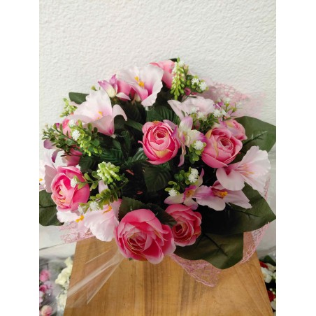 Bouquet Rond Deuil | Grossiste Pompes Funèbres | Artisanat